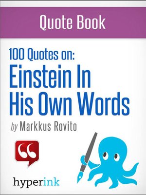 cover image of Einstein in His Own Words